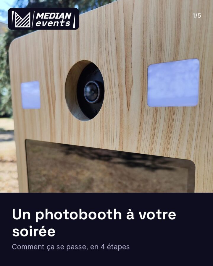 Un photobooth à votre soirée, comment ça se passe ? On livre, on installe en 5 minutes, vos invités posent et repartent…
